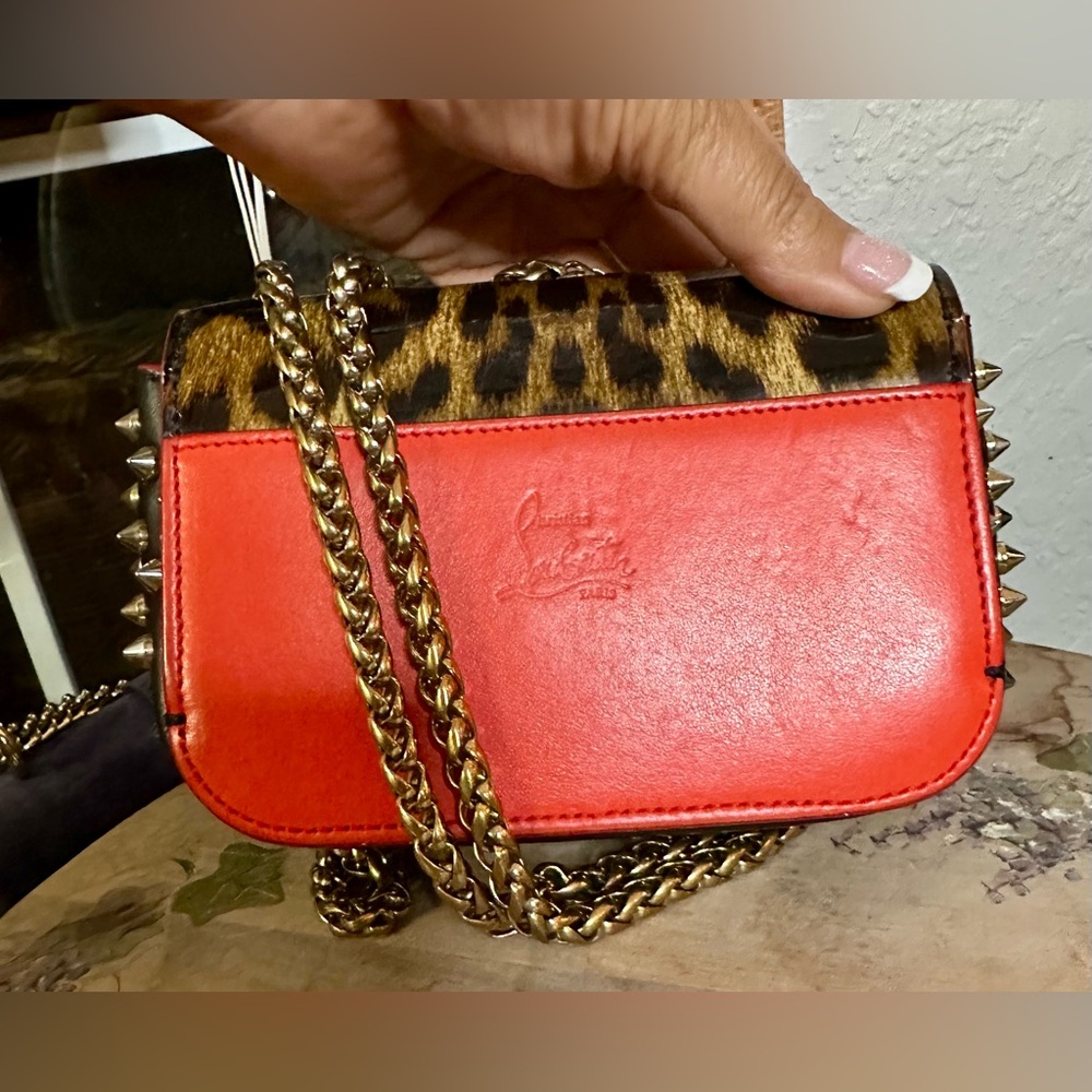 Christian Louboutin Sweet Charity Leopard Crossbody - Picture 4 of 6